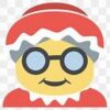 A person with glasses and a red hat.