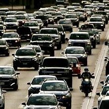 crowded freeway
