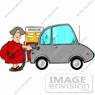 A woman is filling up her car with gas.