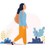 lady walking