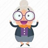 An old woman with glasses and a jacket